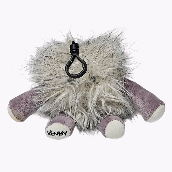 Scentsy Buddy Purple Furry Monster 7 Inch Clip On Plush Stuffed Animal Toy - Picture 1 of 7